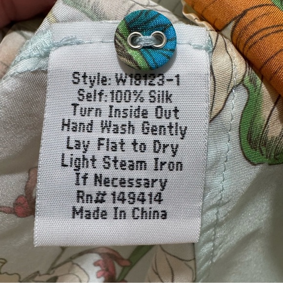 Johnny Was Workshop Liliana Silk Western Shirt Women's Small - Picture 7 of 15